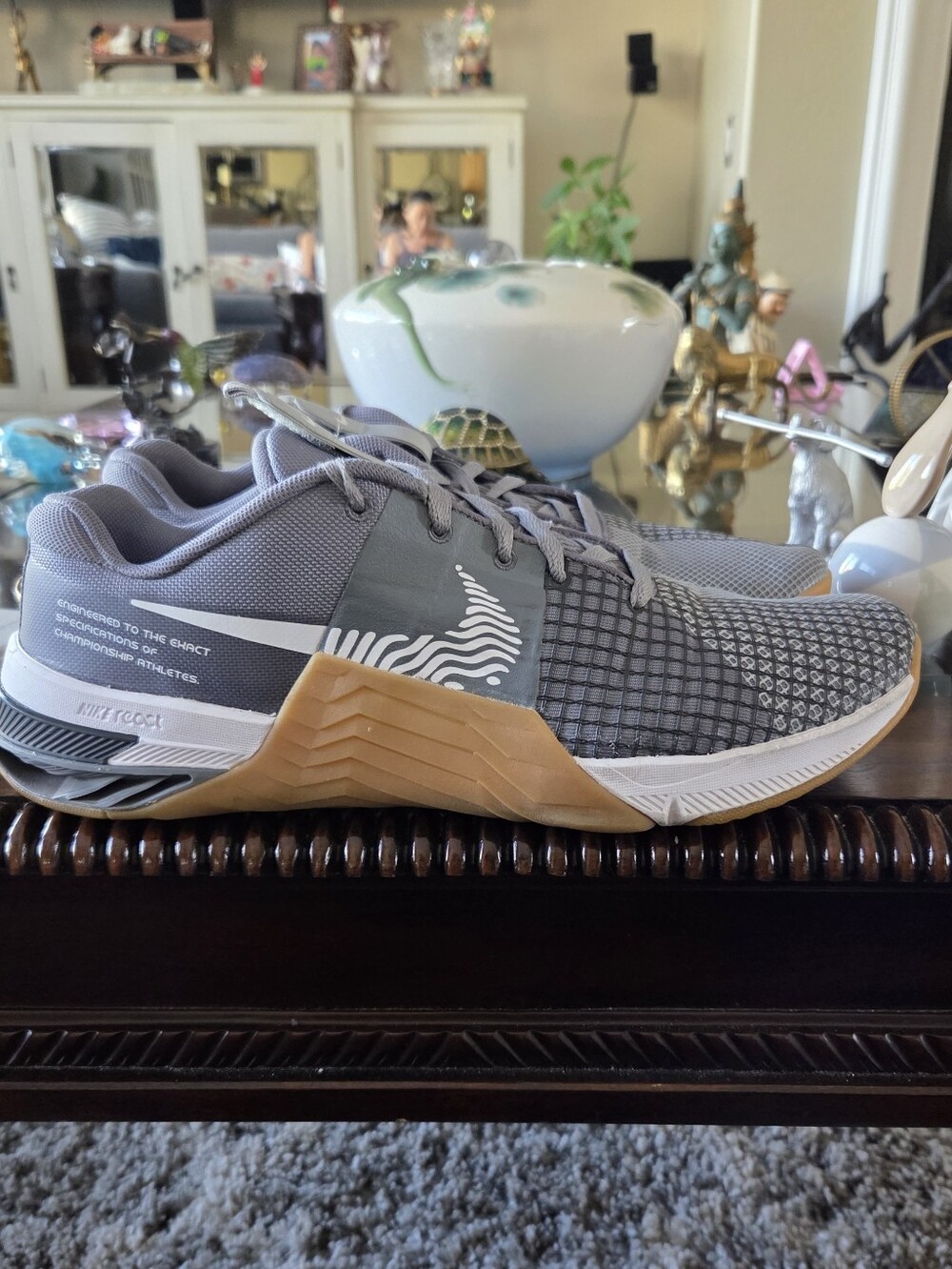 Nike Metcon Men's Gray and Gum Athletic Training Shoes